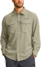 G Gradual Men's Sun Protection Fishing Shirt with Zipper Pockets Long Sleeve UPF 50+ UV Cooling Shirts for Men Hiking Travel - Image 2