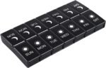 Gymboyang Pill Organizer 2 Times a Day, Weekly Pill Box AM PM, Portable and Large Capacity for Travel, Daily Pill Cases to Hole Vitamin, Medicine, Medication, Fish Oils and Supplements - Image 2