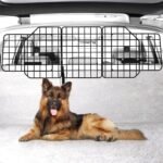 HAITRAL Adjustable Dog Car Barrier, Universal-Fit Dog Barrier for SUVs,Cars,Trucks, Heavy-Duty Wire Mesh Pet Divider Dog Guard,Back Seat Dog Separator Gate for Cargo Area,Safety Car Travel Accessories - Image 2