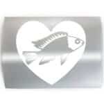HEART CICHLID Fish - PICK COLOR & SIZE - Aquarium Cichlids Keeper Breeder Vinyl Decal Sticker A - Image 2