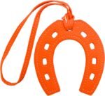 Horseshoes Keychain, Horse Shoe, Good Luck Keyring, Cowboy Keychain, Lucky Gift, Western Charm PU Leather Unique - Image 2