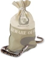 IC ICLOVER Snake Reptile Bag with Drawstring, 20 x 28 Inch Heavy Duty Large Snake Hunting Sack Pouch with Sewn Bottom Corners for Moving Transporting Capturing Hunting Catching Rattlesnakes Reptiles - Image 2
