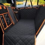 JOLLYVOGUE Dog Car Seat Cover for Back Seat, Sturdy Backseat Dog Hammock for Cars with Mesh Window & Pocket, Waterproof Scratch Proof Nonslip Back Seat Pet Cover for Dogs - Image 2