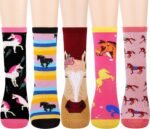 Jeasona Kids Girls Cute Animal Socks Gifts for Girls Teenage Funny Fun - Image 2