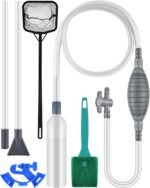 KATUMO Fish Tank Cleaner, Aquarium Gravel Cleaner Kit Fish Tank Siphon Vacuum Cleaner Tools for Large Aquarium Water Changer Fish Tank Changer Turtle Tank Cleaning Gravel and Sand - Image 2
