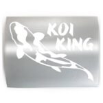 KOI KING Breeder Fish Carp Pond Goldfish - PICK COLOR & SIZE - Vinyl Decal Sticker A - Image 2