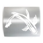 Koi #2 Breeder Fish Butterfly Carp Pond Goldfish - PICK COLOR & SIZE - Vinyl Decal Sticker A - Image 2