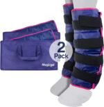 Magic Gel Horse Ice Pack with Carry Case - Twin Ice Boots | Cooling Horse Leg Wraps for Hock, Ankle, Knee, Legs, Boots, and Hooves | Horse Tack, Horse Supplies & Horse Gift Ideas for Horse Lovers - Image 2