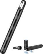 Micro Keychain Pill Holder Titanium Pill Case for Purse Small Pill Container Travel Black Pill Box Medicine Bottle Organizer for Vitamin Fish Oil Supplement - Image 2