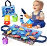 Montessori Toys for 1 Year Old Boy Girl Gifts, Cloth Fishing Game for Toddler 1-3, Sorting Learning Baby Toys 6-12-18 Months, One Year Old Girl Boy Birthday Gifts, Toddler Stocking Stuffers - Image 2