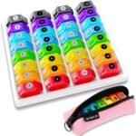 Monthly Pill Organizer 1-Time a-Day: 30 Day Pill Organizer with Labels, Portable Monthly Pill Box, Month Pill Holder ith Portable Zipper Bag for Vitamin, Medicine, Fish Oil, Supplements - Image 2