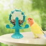 Oooct Bird Foraging Toys, Parrot Rotating Feeders, Bird Chewing Toys, Bird Enrichment Toys, Bird Cage Accessories, Suitable for Birds Parrots Parakeets Cockatiels Conures Lovebirds - Image 2