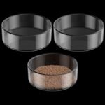 Pawfly 3 Pcs Shrimp Feeding Dish, Clear Glass Aquarium Shrimp Feeder Dish, Small Round Fish Tank Feeding Bowl, Fish Feeding Bowl, Transparent Food Bowl Tray for Fish Tanks and Terrariums - Image 2