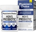 Physician's CHOICE Probiotics for Men - 70 Billion CFU - 8 Strains - w/Selenium & Organic Prebiotics - Supports Digestive Health, Microbiome, Colon, & Immune Health - Advanced Men's Probiotic - 30ct - Image 2