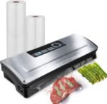 Precision Vacuum Sealer Machine, Powerful Pro Vacuum Food Sealer, 8-in-1 Easy Presets, 4 Food Modes, Dry&Moist&Soft&Delicate with Starter Kit, Compact Design(Silver) - Image 2