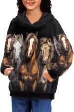 Renewold Kids' Hoodies Youth Girls Boys Sweatshirt with Pocket Pullover Long - Image 2