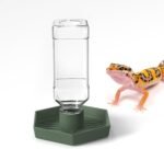 Reptile Water Dispenser-7.5 oz(250ml) Bearded Dragon Water Bowl - Small Water Dish for Tortoise - Bowls for Reptiles & Amphibians (S) - Image 2
