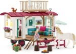 Schleich Horse Club 95-Piece Horse Set for Girls and Boys Ages, Camper for Secret Club Meetings Playset with Doll and Horse Toys - Image 2