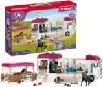 Schleich Horse Club - Horse Transporter, 97 Piece Playset with Horse Trailer, 3 x Horses, Collectible Animal Toys and Horse Riding Figurines for Children Aged 5+ - Image 2