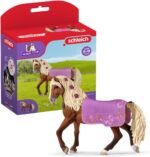 Schleich Horse Club Paso Fino Stallion Show Horse Figurine Toy - Realistic Detailed Show Horse Toy with Saddle Cover and Real Horse Details, for Boys and Girls, Gift for Kids Ages 5+ - Image 2