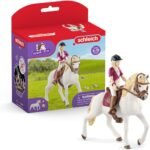 Schleich Horse Club — Sofia and Blossom 10 Piece Horse Club Play Set with Rider and Andalusian Mare, Horse Toys for Girls and Boys Ages 5-12 - Image 2