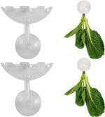 Shrimp Feeding Dish Seaweed Veggie Holder Clips Aquarium Accessories Fish Tank Feeder Kit (2Pack Feeding Dish+2Pack Seaweed Clips) - Image 2