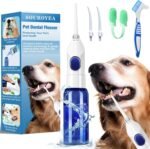 Souroyea Dog Tooth Brushing Kit - Equipped with a Pet Manual Teeth Cleaner, Cat Toothbrush Silicone Finger Wipes for Small & Large Dogs Supplies, Pet Teeth Cleaning Tools & Dental Care Accessories - Image 2
