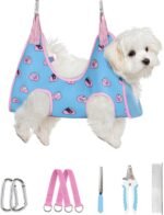 Supet Relaxation Hammock Harness for Pet Grooming - Cat & Dog Restraint Sling for Nail Trimming, Clipping & Grooming (XS) - Image 2