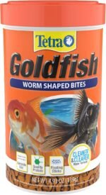 Tetra Pond Tetra Goldfish Worm Shaped Bites Fish Food, 4.93 Oz., Complete Food for All Goldfish - Image 2