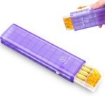 Yaklim Weekly Pill Organizer 1 Time a Day, Translucent 7 Day Pill Organizer Large Compartments Vitamin Box Organizer Travel Pill Case, Daily Pill Container 7 day Medicine Dispenser for Fish Oil(Purple - Image 2