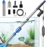 bedee Electric Aquarium Vacuum Gravel Cleaner, Fish Tank Gravel Cleaner, 24W Automatic Aquarium Vacuum Cleaner Kit for Water Change Wash Sand with Adjustable Water Flow, 3-Grade Control, Timed Off - Image 2