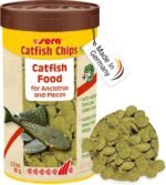 sera Catfish Chips Nature 3.4oz/0.21lbs | Premium Fish Food for Ancistrus & Plecos | High Fiber | No Dyes & Preservatives | Supports Digestion & Promotes Healthy Growth | Ideal for Bottom Feeders - Image 2