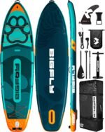 11'6×35" Super Wide Inflatable Stand Up Paddle Board, Ultra Stable Wide SUP for 2+1 People/Family/Big Size, 100L Backpack, All-Round Sup Board, US Big Fin - Image 2