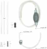 New Nano Aquarium Cleaner, Long Nozzle Water Changer for Nano Tank Water Changing - Image 7