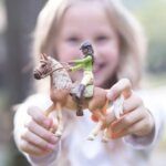 Schleich Horse Club Sarah and Mystery Horse Set - Playset with Removable Saddle and Bridle, Fully Movable Rider Figurine, Adventurous Fun for Boys and Girls, Gift for Kids Ages 5+ - Image 3