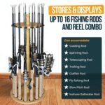 Rush Creek Creations | Fishing Rod Holder for 16 Rods, Fishing Pole Holder for Garage Organization and Storage, for Fishing Reels, Fishing Gear, Fishing Accessories, Tackle Box - Image 6