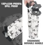 30 oz Horse Tumbler With Handle and Straw, 30oz Horse Flip Straw Tumbler Insulated Coffee Travel Mugs Cup Water Bottle Horse Gifts for Horse Lovers Women Girls - Image 3