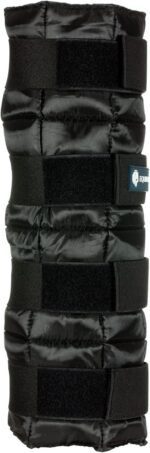 Equinavia Cool Relief Therapy Ice Boots Leg Wraps for Horses, Gel Pack with Adjustable Straps | 16.5" x 15.5" Single - Black - One Size - Image 4