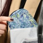Fustylead Vibrant Watercolor Blue Hydrangea and Leaves Pill Organizer Travel Bag, Small Portable Pill Case Cute for Vitamin Fish Oil Supplements Medicine Organizer with Zipper - Image 7