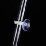Shrimp Feeding Tube and Dish Set,Acrylic Shrimp Feeder Tube Feeding Dish Bowls for Fish Aquarium Shrimp Fish, with 2 Suction Cups,Fish Feeding Supplies(Tube Length 20cm) - Image 9