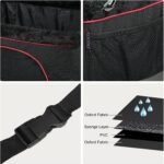 ROODO Dog Car Seat Cat Car Seat Height-Adjustable Car Passenger Seat Dog Booster Seat Collapsible Metal Frame Construction Perfect for Small Pets up to 20lbs (Gray) - Image 7