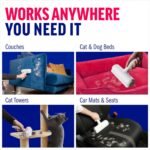 Chom Chom Roller Pet Hair Remover and Reusable Lint Roller - ChomChom Cat and Dog Hair Remover for Furniture, Couch, Carpet, Clothing and Bedding - Portable, Multi-Surface Fur Removal Tool - Image 7