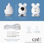 Catit PIXI Smart Mouse Camera, App-Controlled Pet Camera for Cats - Image 7
