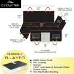 Dog Car Seat Cover for Back Seat | Universal Hard Bottom Back Seat Extender for Car, Truck, SUV | Waterproof Cargo and Truck Bed Protector Hammock with Storage Pockets for Medium & Large Dogs - Image 7