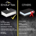 Dog Car Seat Cover for Back Seat | Universal Hard Bottom Back Seat Extender for Car, Truck, SUV | Waterproof Cargo and Truck Bed Protector Hammock with Storage Pockets for Medium & Large Dogs - Image 9