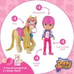 Breyer Piper's Pony Tales Doll and Pony Set, Piper + Spark, 6-Inch Posable Rider and 7-Inch Horse for Creative Play, Toy for Boys & Girls 3+ - Image 6