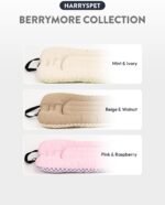 Easy Wash Dog Stroller Mat, Durable Orthopedic Pet Stroller Cushion for Dogs & Cats, Ergonomic Pad for Pet Cart, Ideal Pet Stroller Accessories & Pads for Comfortable Rides (Beige Walnut, L) - Image 7