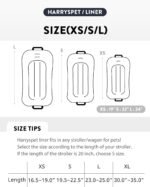 Easy Wash Dog Stroller Mat, Durable Orthopedic Pet Stroller Cushion for Dogs & Cats, Ergonomic Pad for Pet Cart, Ideal Pet Stroller Accessories & Pads for Comfortable Rides (Beige Walnut, L) - Image 8