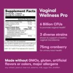 Physician's CHOICE Vaginal Probiotics for Women - Unique with Licorice Root - PH Balance, Odor Control, Yeast, Vaginal Microbiome & Feminine Health - 6B CFU - Organic Prebiotic, Cranberry - 60 CT - Image 3