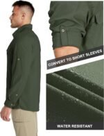 33,000ft Men's Long Sleeve Sun Protection Shirt UPF 50+ UV Quick Dry Cooling Fishing Shirts for Travel Safari Camping Hiking - Image 4